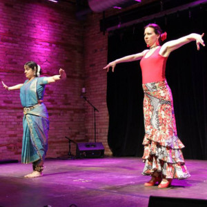 “Red Sun” – choreography and performance by Tara Weatherly and Suchitra Sairam
